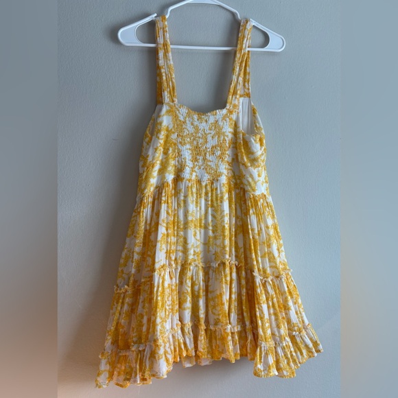 Free People Yellow Button Down Sundress - Picture 5 of 7